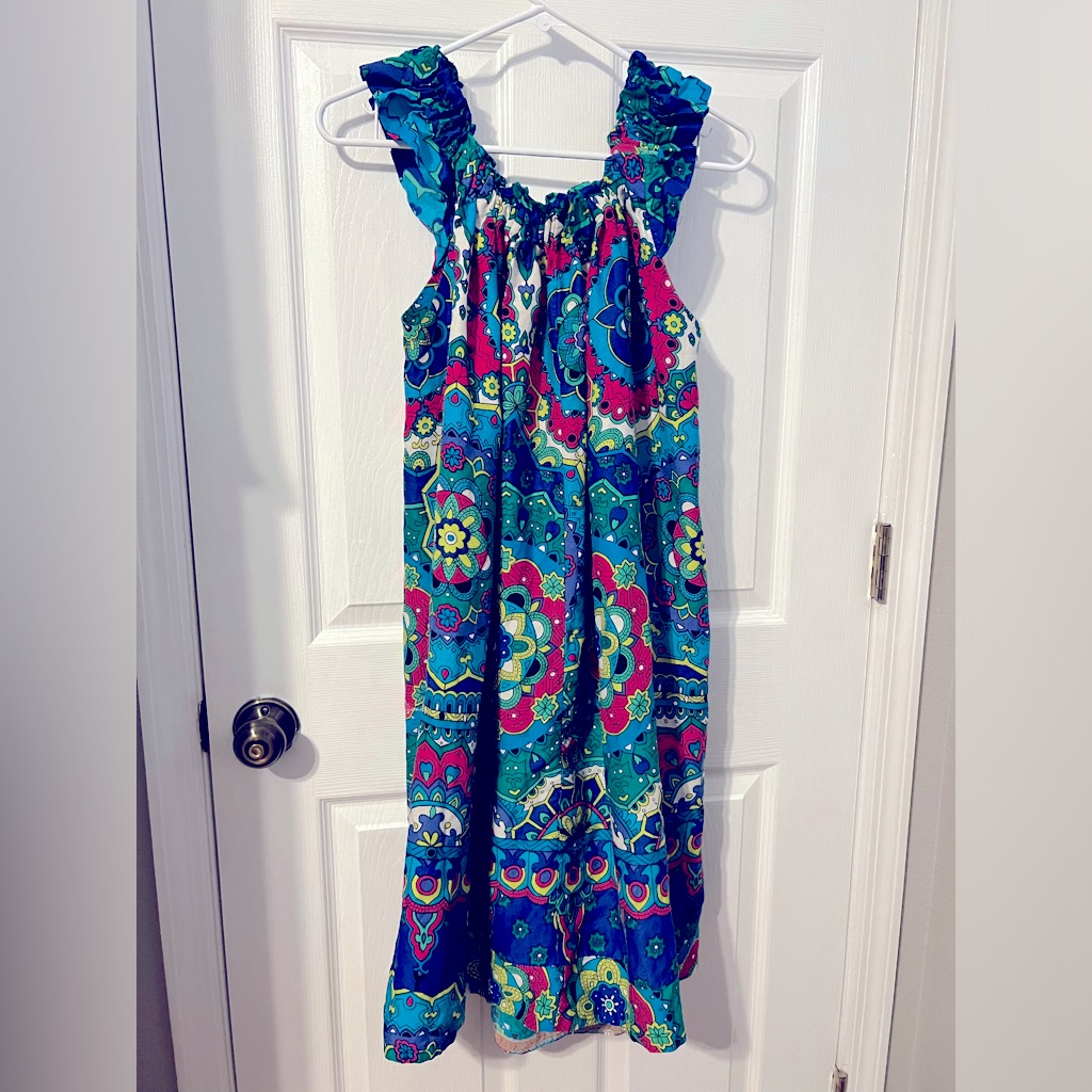 Ladies Vintage 1970s House Dress Sz Med Or Lg